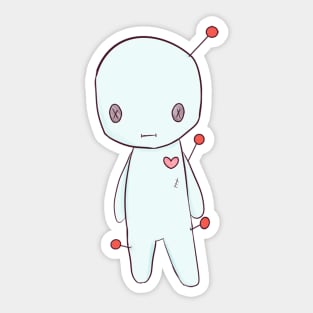 Voodoo Doll Sticker